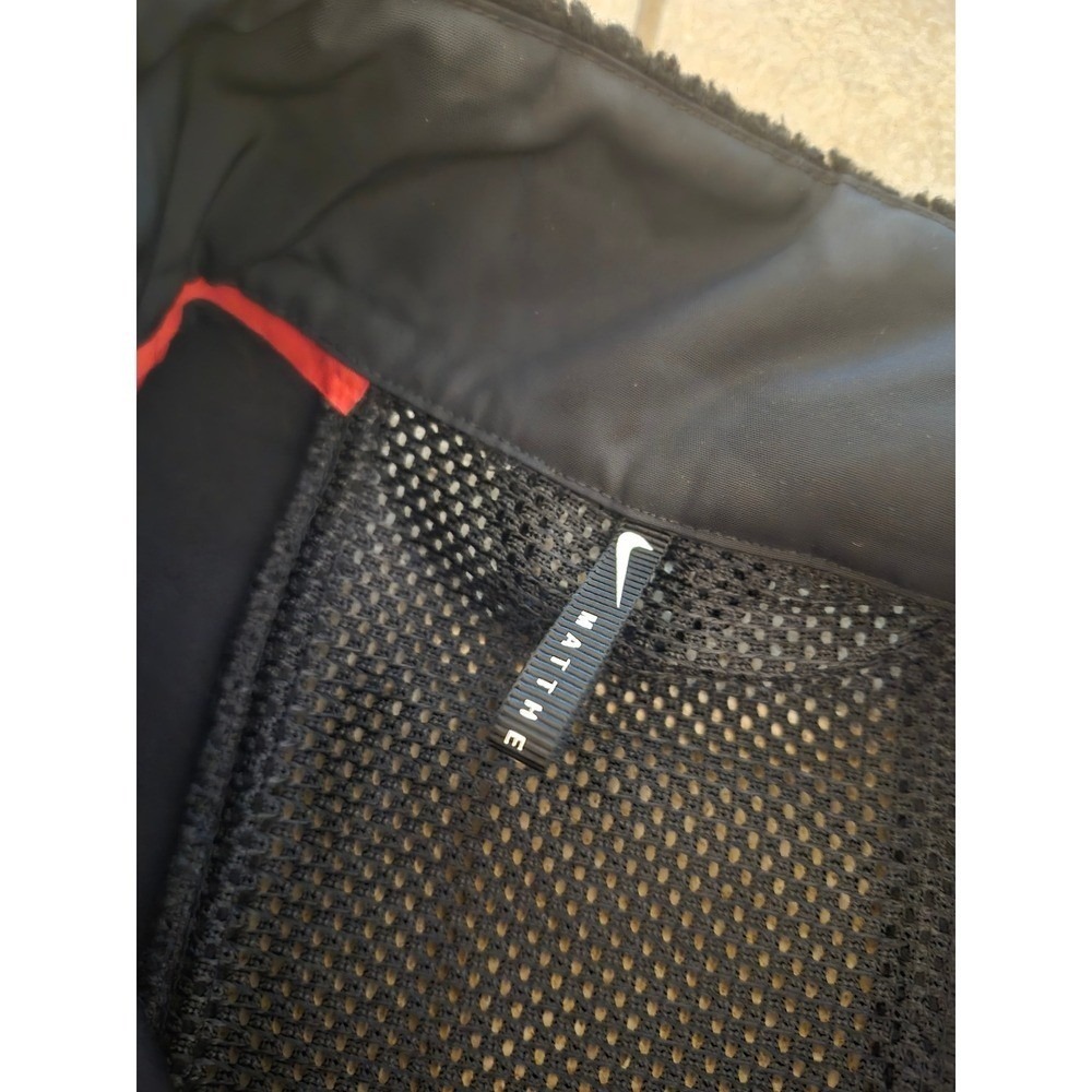 Nike x Matthew M William Black Sherpa Jacket Assymetrical Zip - Medium‎ - Picture 8 of 15